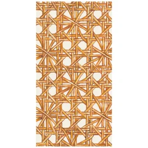 Rattan Weave Guest Napkin Set