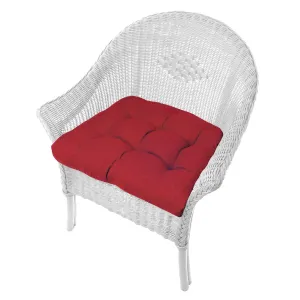 Rave Red Patio Chair Cushions - Wicker Chair Cushions - Adirondack Chair Cushions