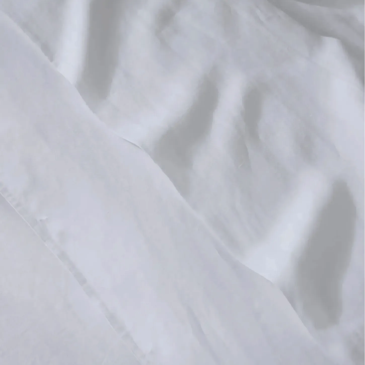 Ravello White Linen Flat Sheet King