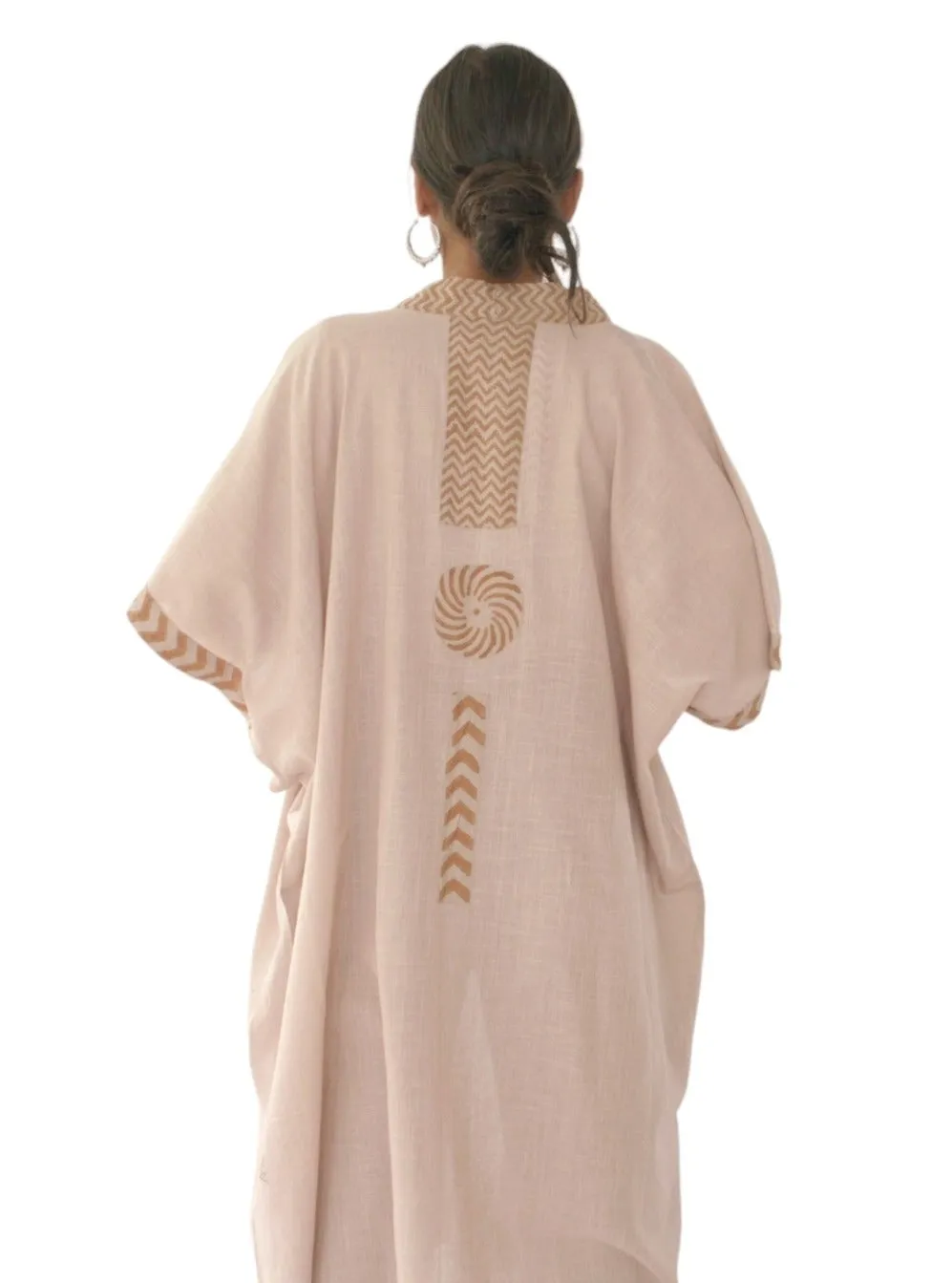 Raw Cotton Dusty Rose Kimono