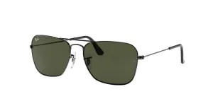 Ray-Ban Caravan Non-Polarized Sunglasses - Gunmetal/G-15 Green