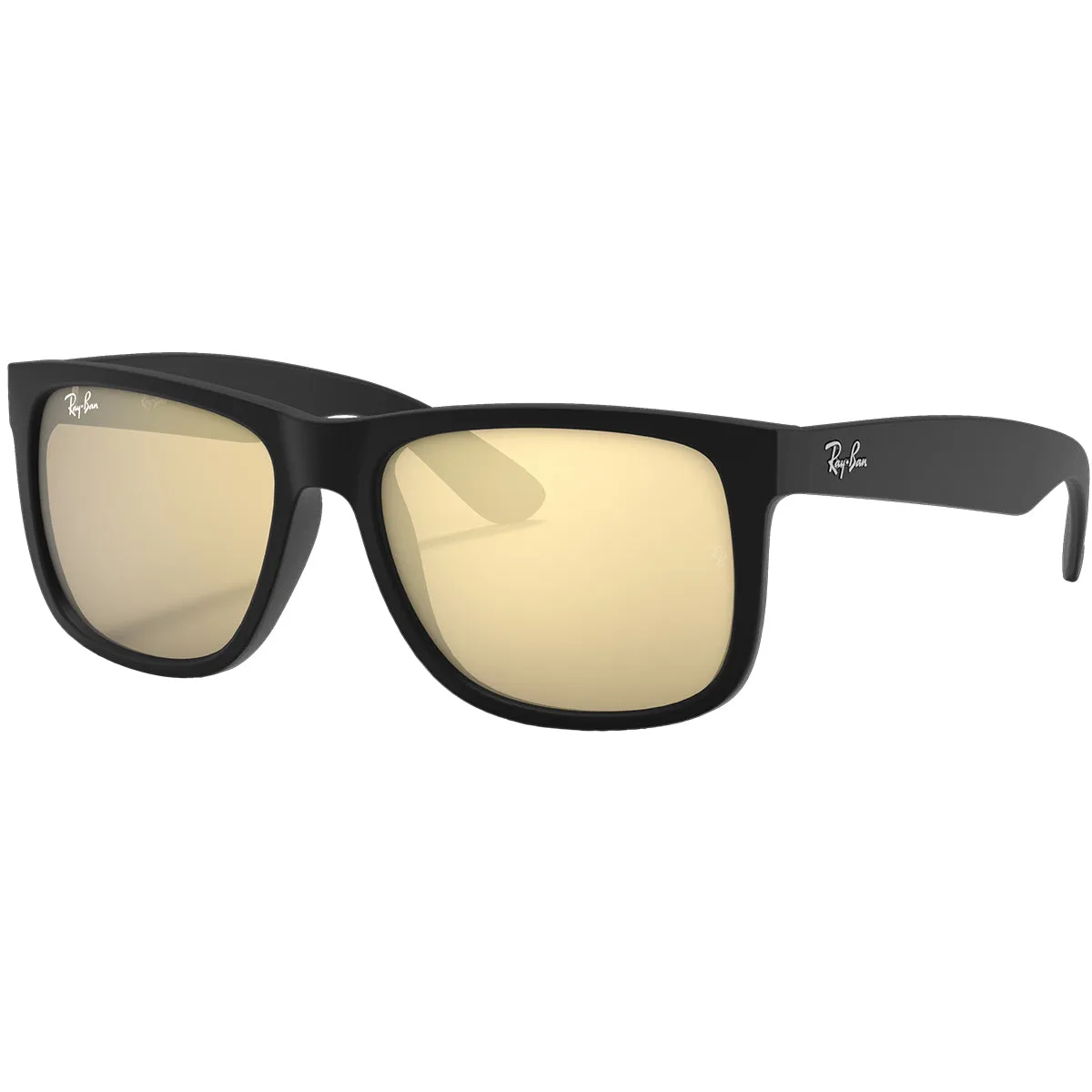 Ray-Ban Justin Color Mix Mirror Sunglasses - Matte Black/Gold