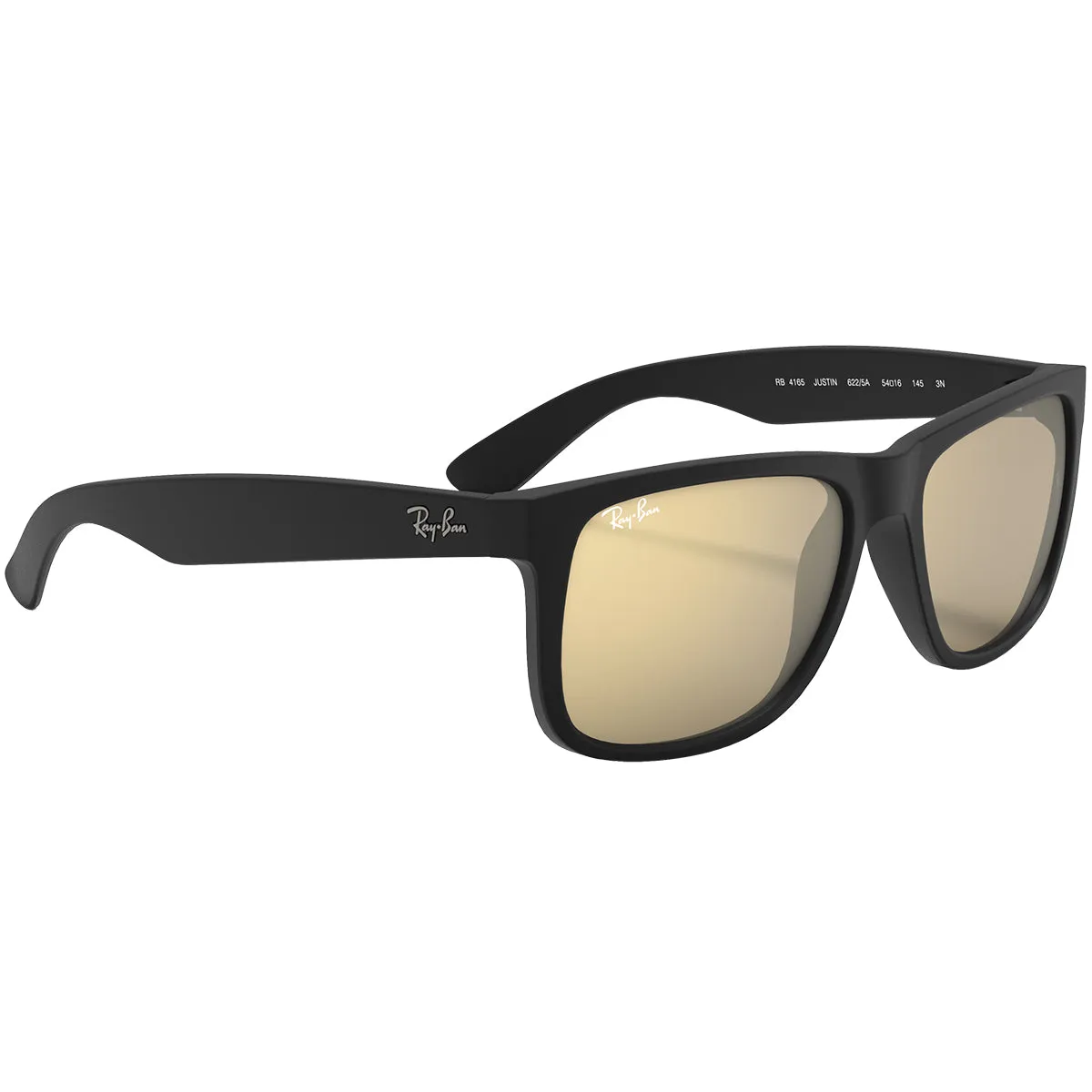 Ray-Ban Justin Color Mix Mirror Sunglasses - Matte Black/Gold