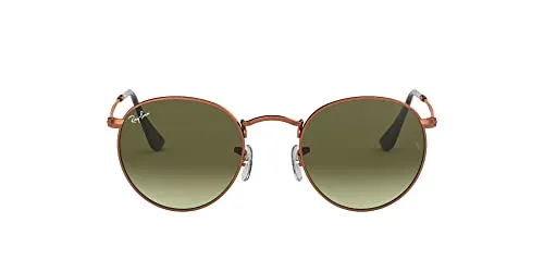 Rayban Round Metal Medium Bronze-Green Gradient Brown 50