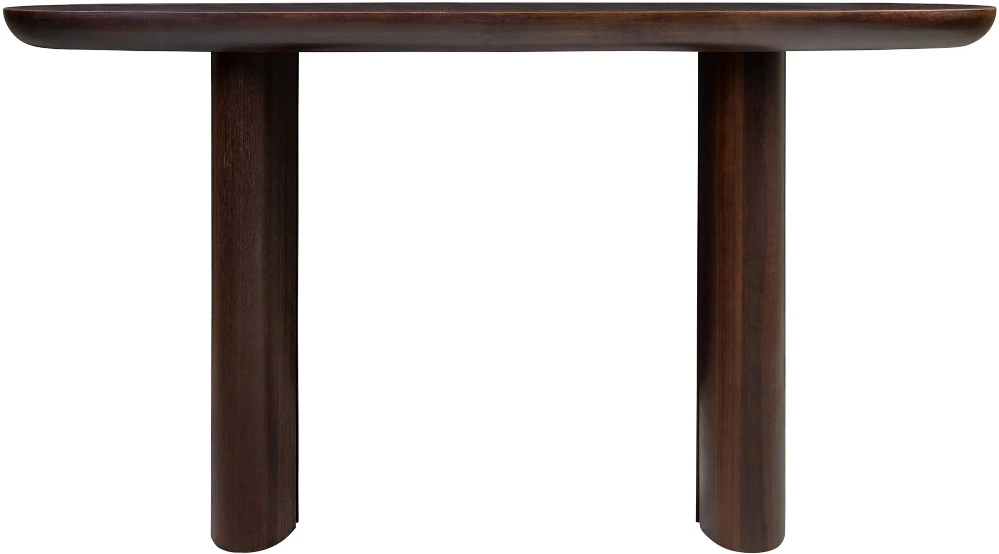 Raylen Console Table in Smoked Eucalyptus Veneer – Small