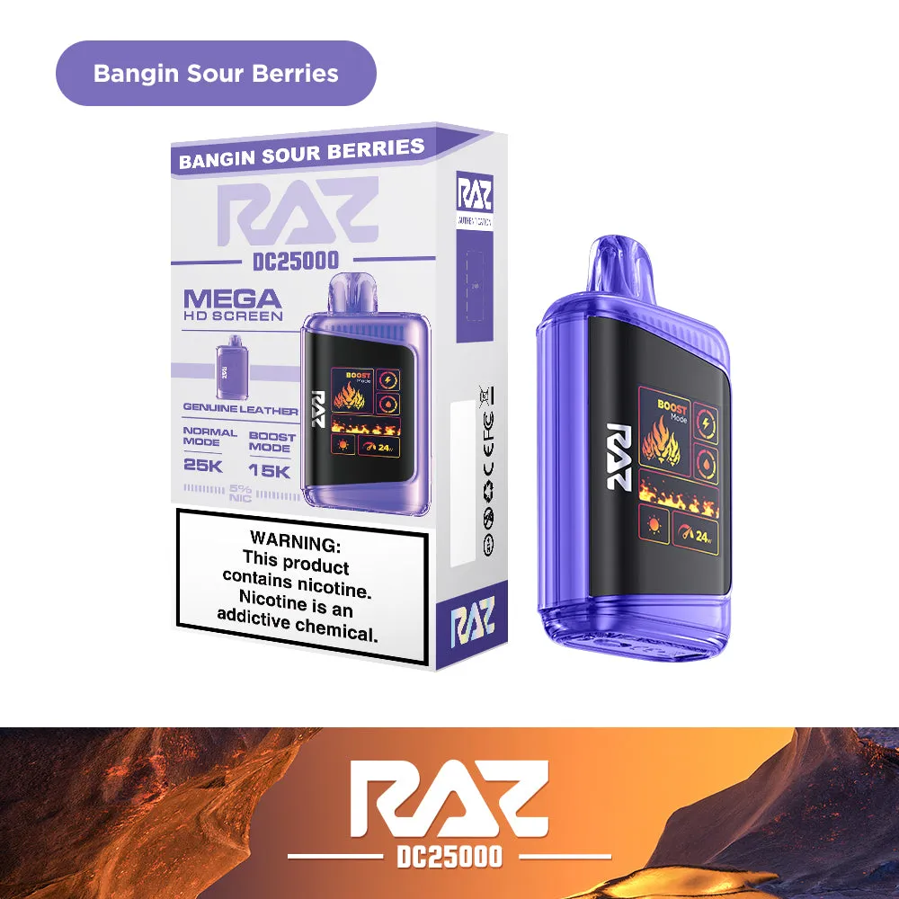 Raz DC25000 25K Puff Rechargeable Disposable Device – 25000 Puffs