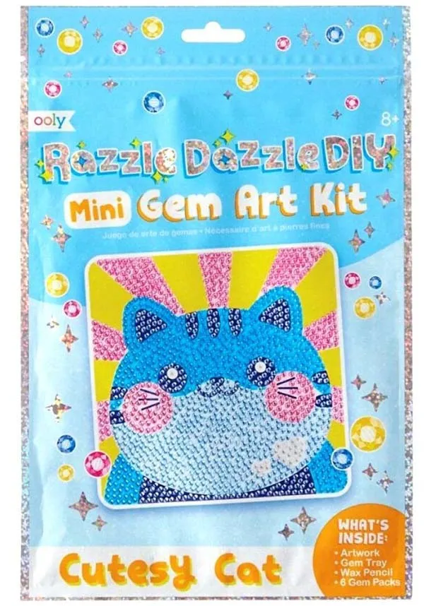 Razzle Dazzle Mini Gem Cat | ART KIT*