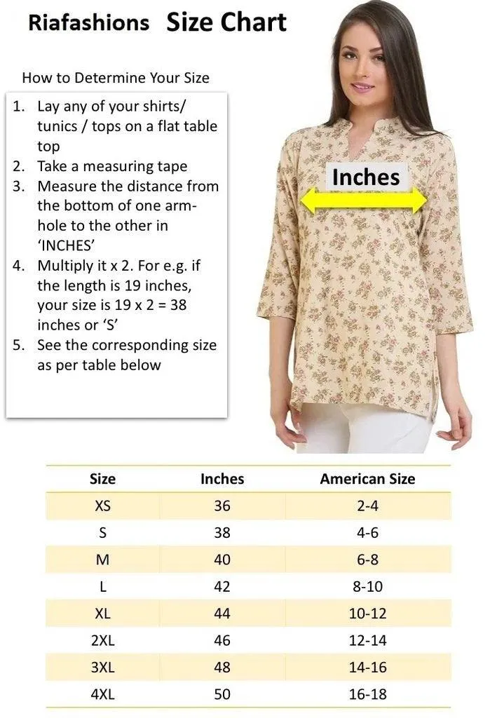 Ready made Brown Polyester fabric Casual Wear Tunic