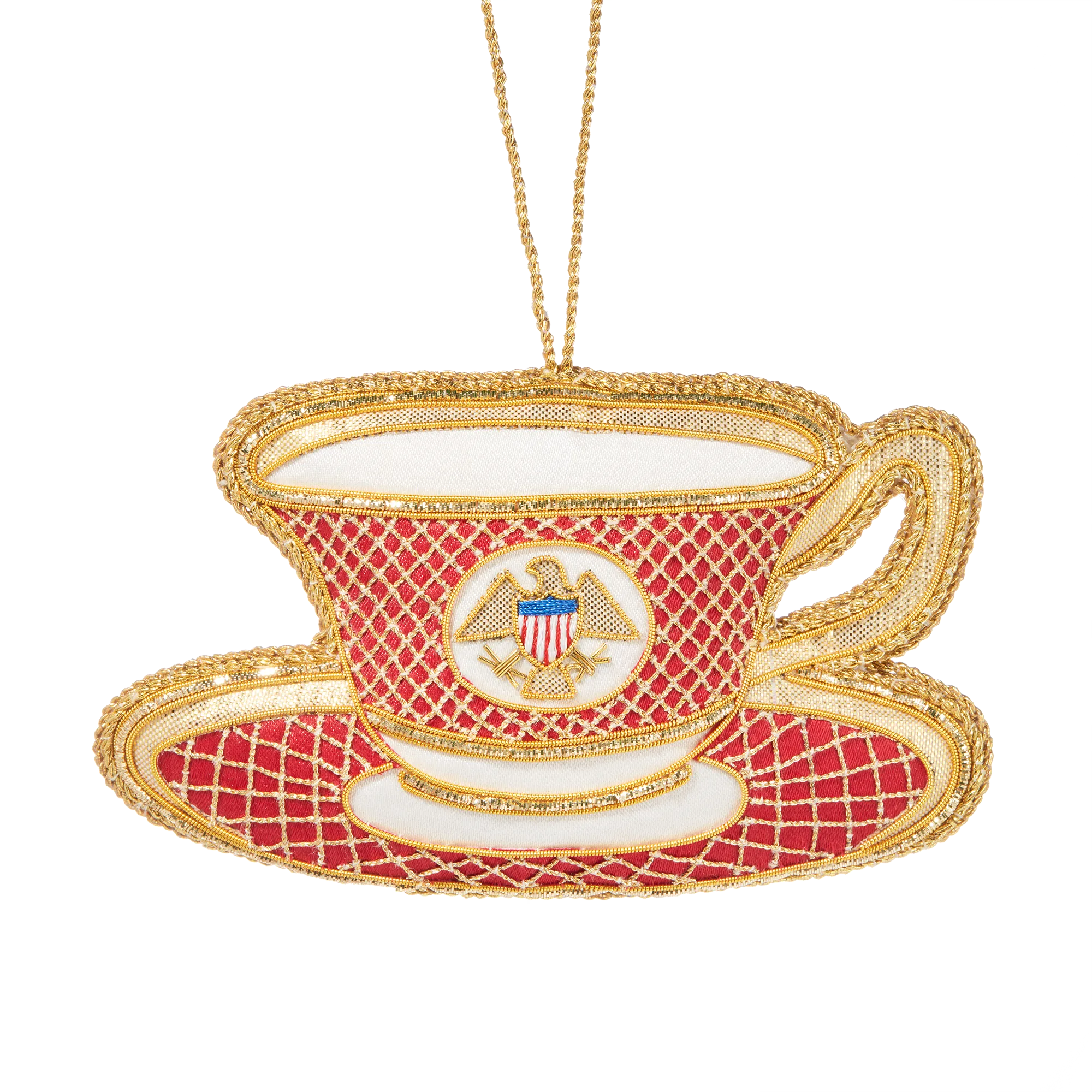 Reagan China Teacup Ornament