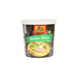 Real Thai Original Thai Cuisine Green Curry Paste 1kg – Authentic Thai Flavors for Cooking