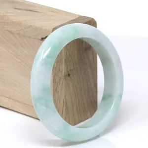 RealJade® "Classic Bangle" Genuine Burmese High Quality Jadeite Jade Bangle Bracelet (56.1mm) #153