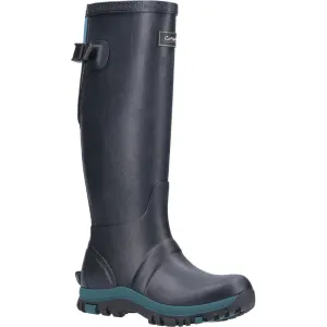 Realm Adjustable Wellingtons Navy/Teal