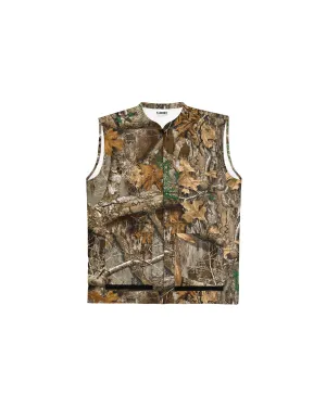 Realtree EDGE Camo Sleeveless Barber Jacket