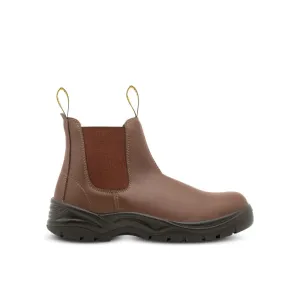 REBEL CHELSEA BOOT STC COLOUR-BROWN SIZE-10