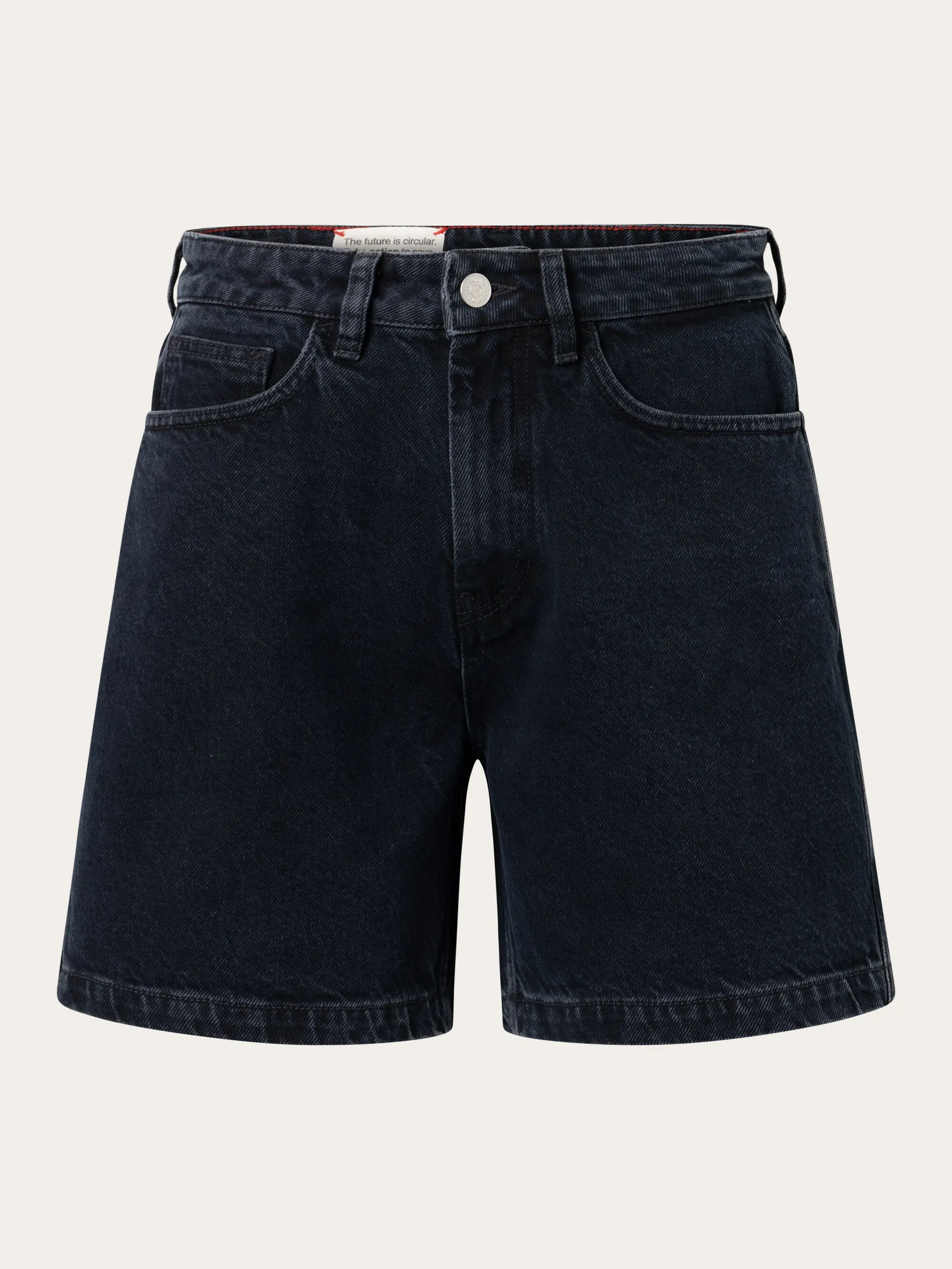 REBORN™ mid-rise shorts - Overdyed Black