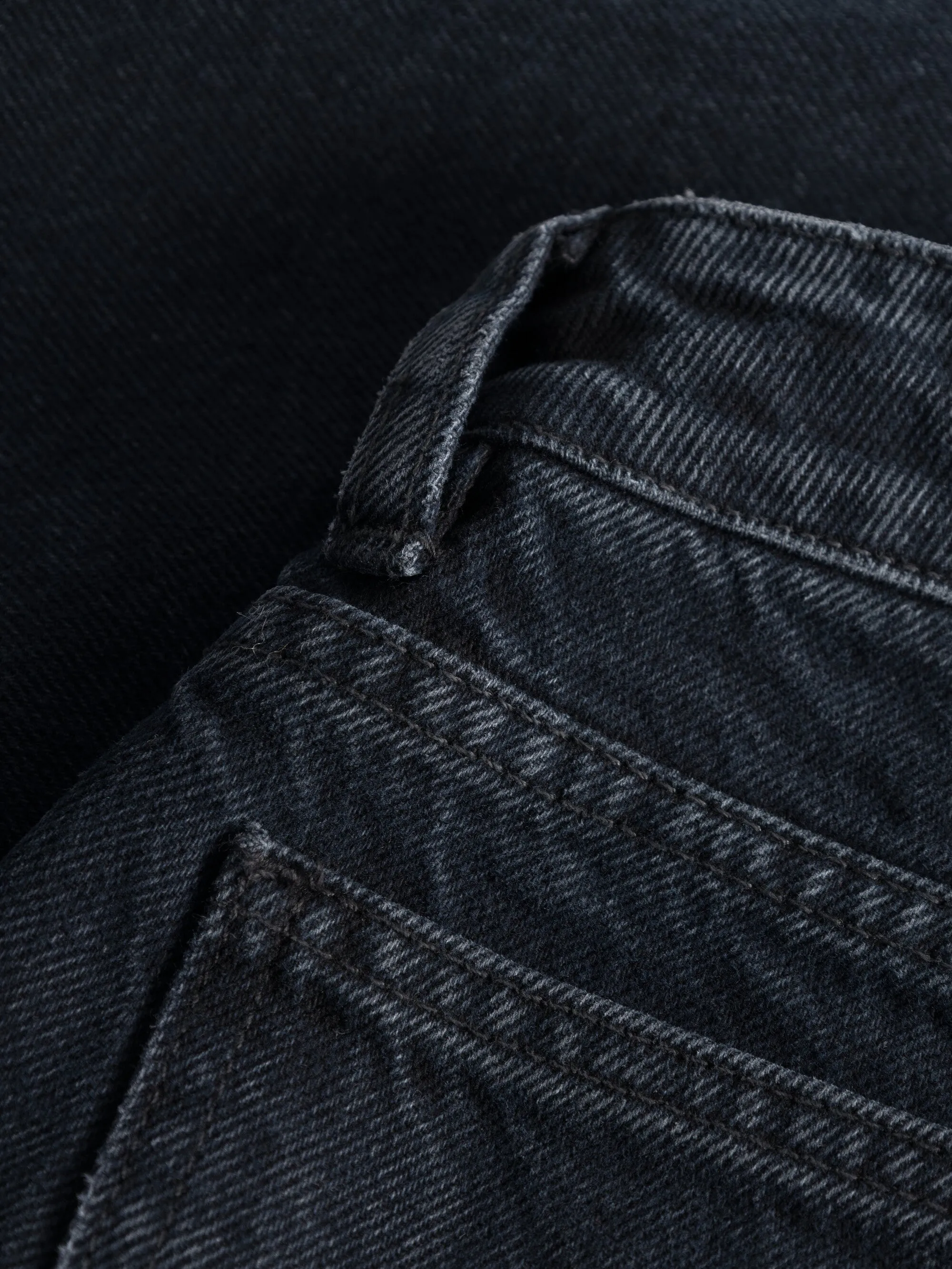 REBORN™ mid-rise shorts - Overdyed Black