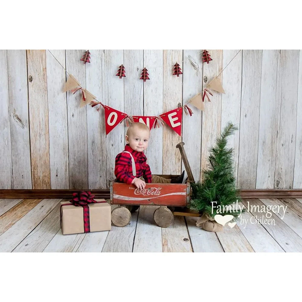 Reclaimed Wood Printed Backdrop