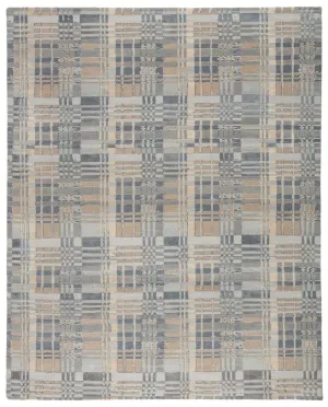 Reconnext By Jenny Jones RJJ07 Light Blue/Beige Rug