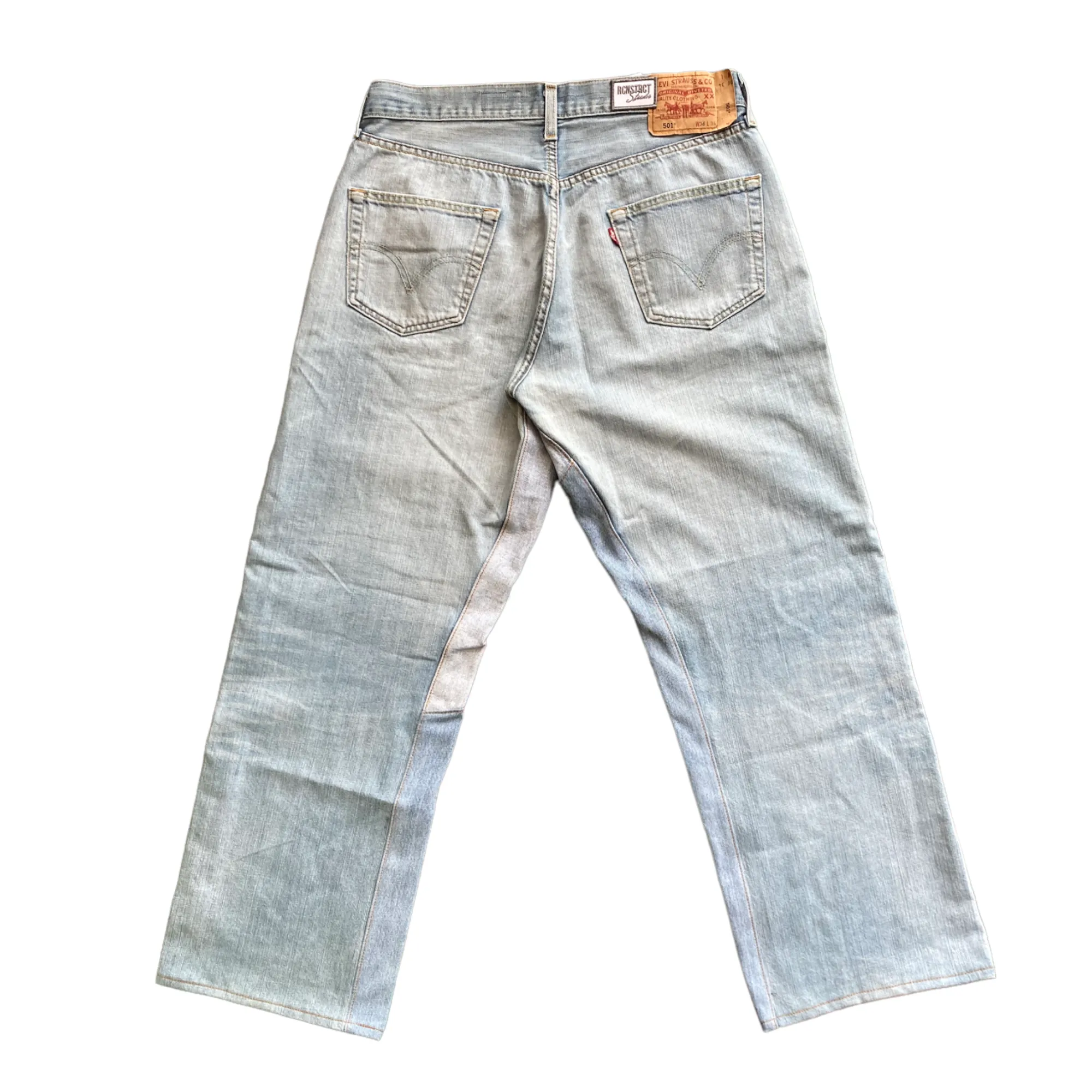 Reconstructed Light Wash Denim / Random Selection