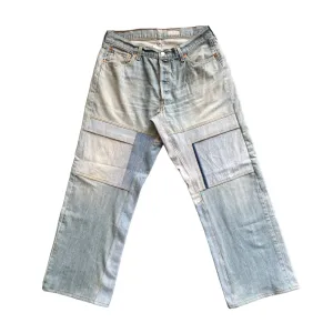 Reconstructed Light Wash Denim / Random Selection