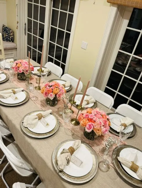 Rectangular English Linen Tablecloth