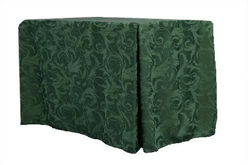 Rectangular Fitted Tablecloth Demo Height 36" & 42" Melrose Damask