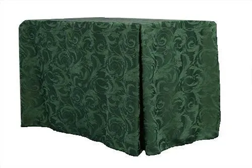 Rectangular Fitted Tablecloth Standard 29" Height Melrose Damask