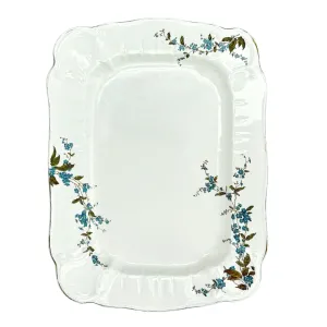 Rectangular Floral Ironstone Platter