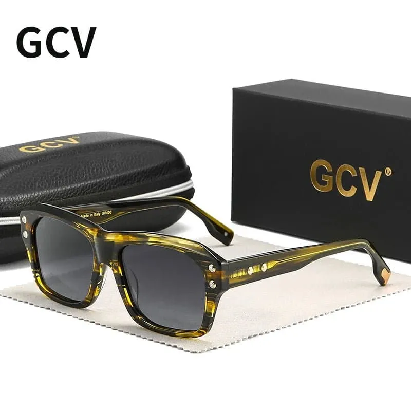 Rectangular Polarized Sunglasses for Women | UV400 Protection, Mirrored & Photochromic Lenses | GCV