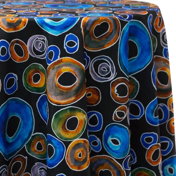 Rectangular Psychedelic Tablecloth Prints