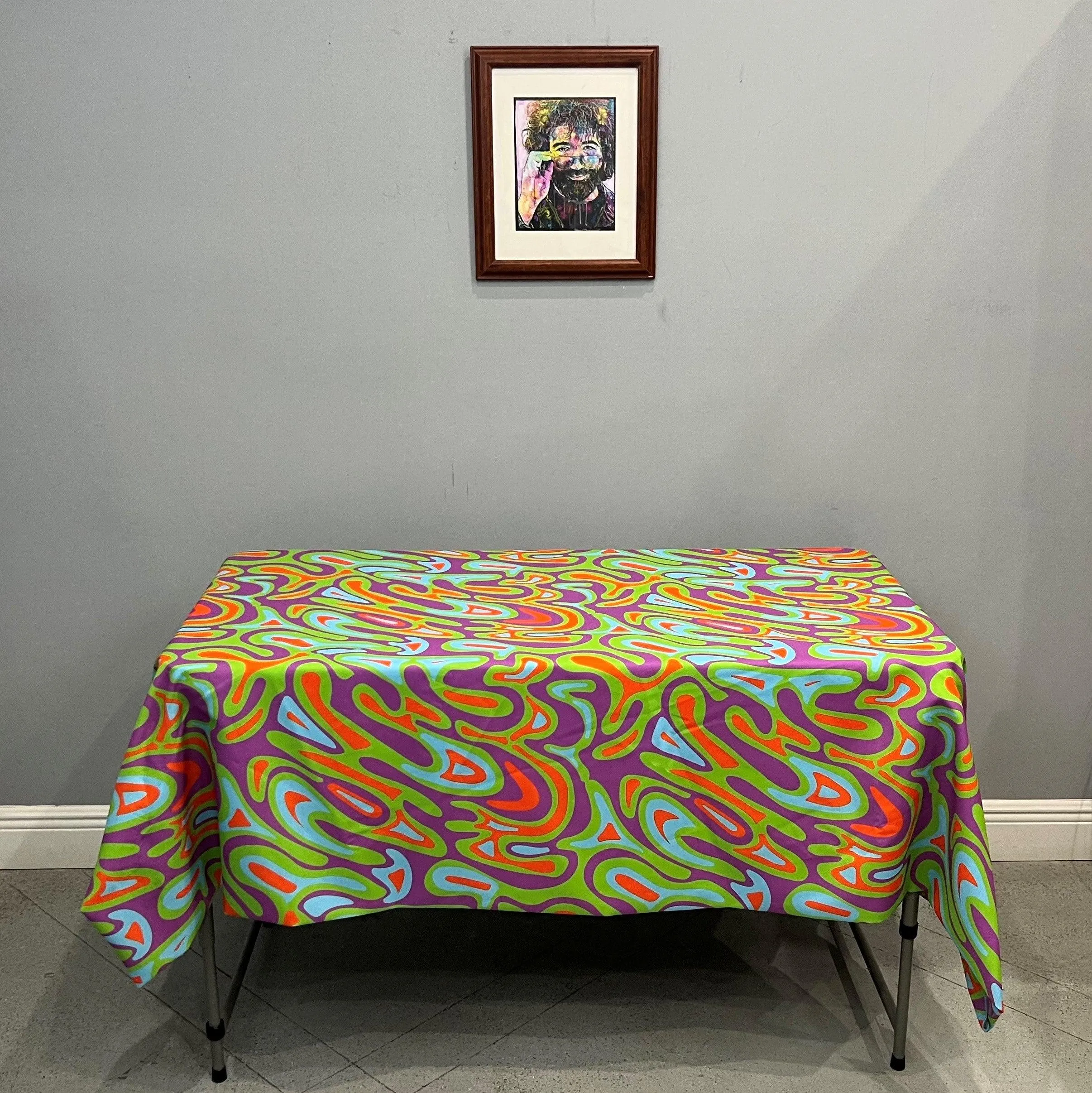 Rectangular Psychedelic Tablecloth Prints