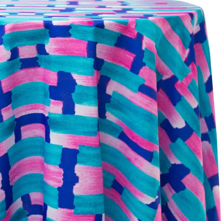 Rectangular Psychedelic Tablecloth Prints