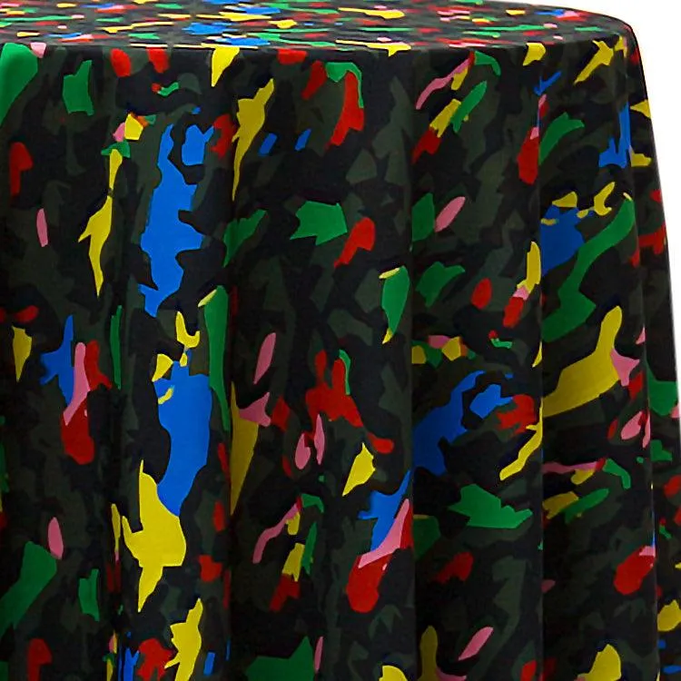 Rectangular Psychedelic Tablecloth Prints