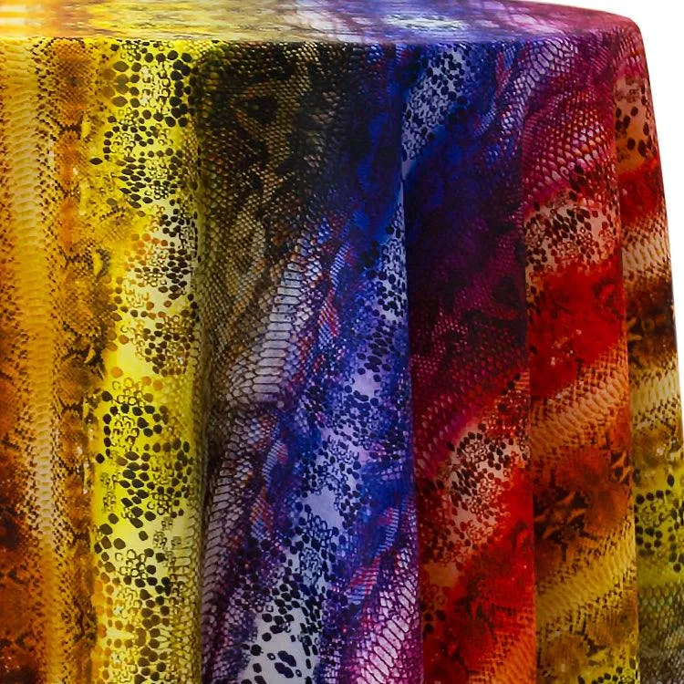 Rectangular Psychedelic Tablecloth Prints