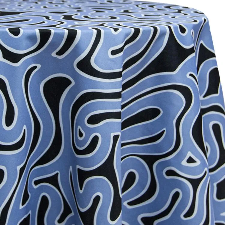 Rectangular Psychedelic Tablecloth Prints