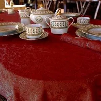 Rectangular Saxony Damask Tablecloth