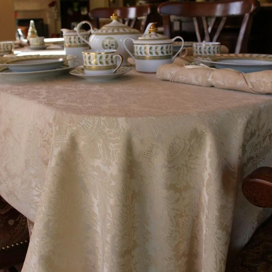 Rectangular Saxony Damask Tablecloth