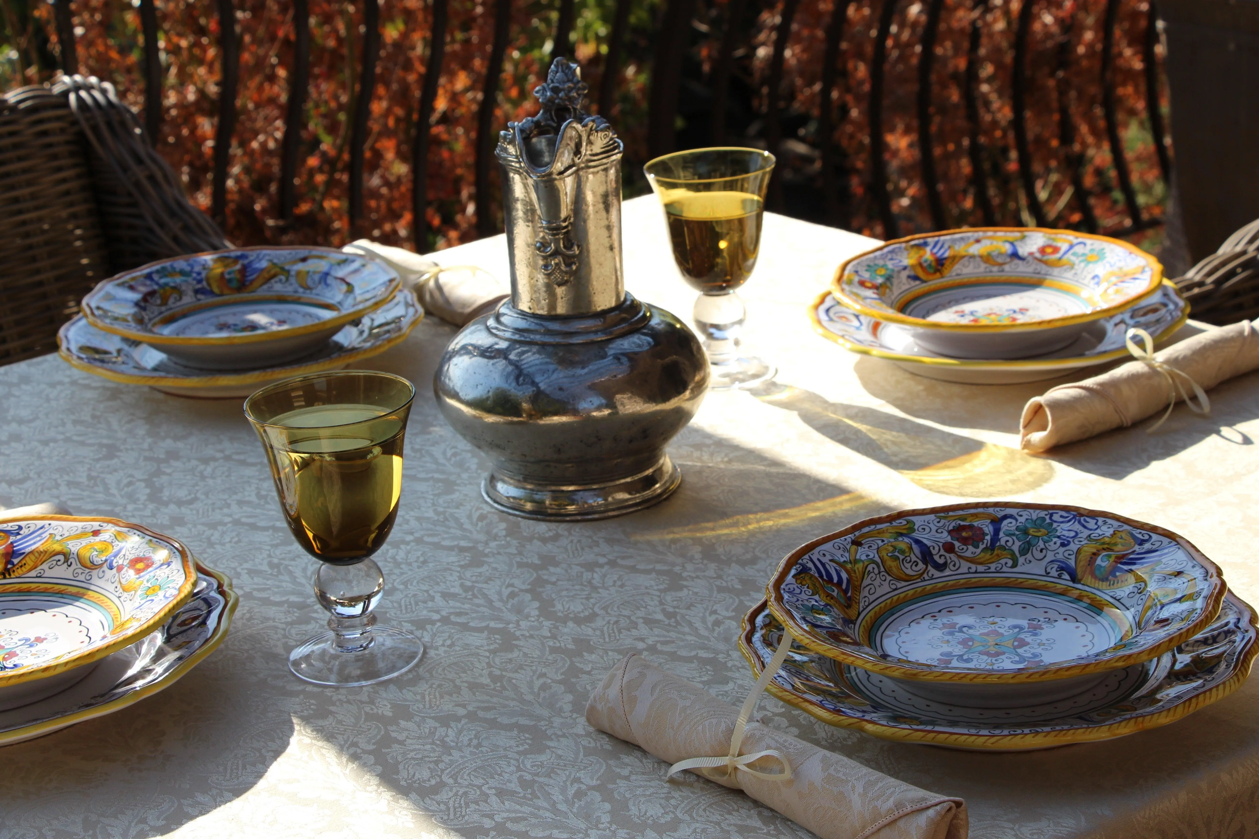 Rectangular Saxony Damask Tablecloth