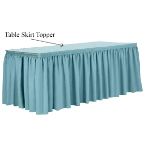 Rectangular Spun Poly Table Topper