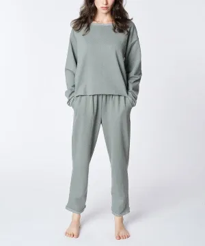 RECYCLED COTTON LOUNGEWEAR SET