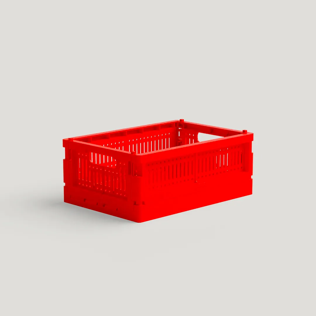 Recycled MADE CRATE - Bright Red