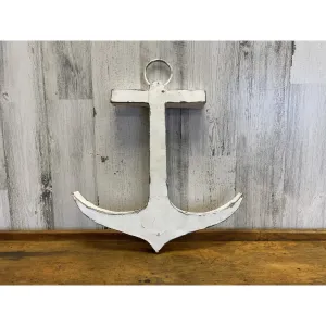 Recycled Metal Anchor White