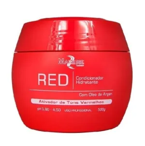 Red Activator Tinting Argan Oil onditioning Moisturizing Mask 500g - Mairibel