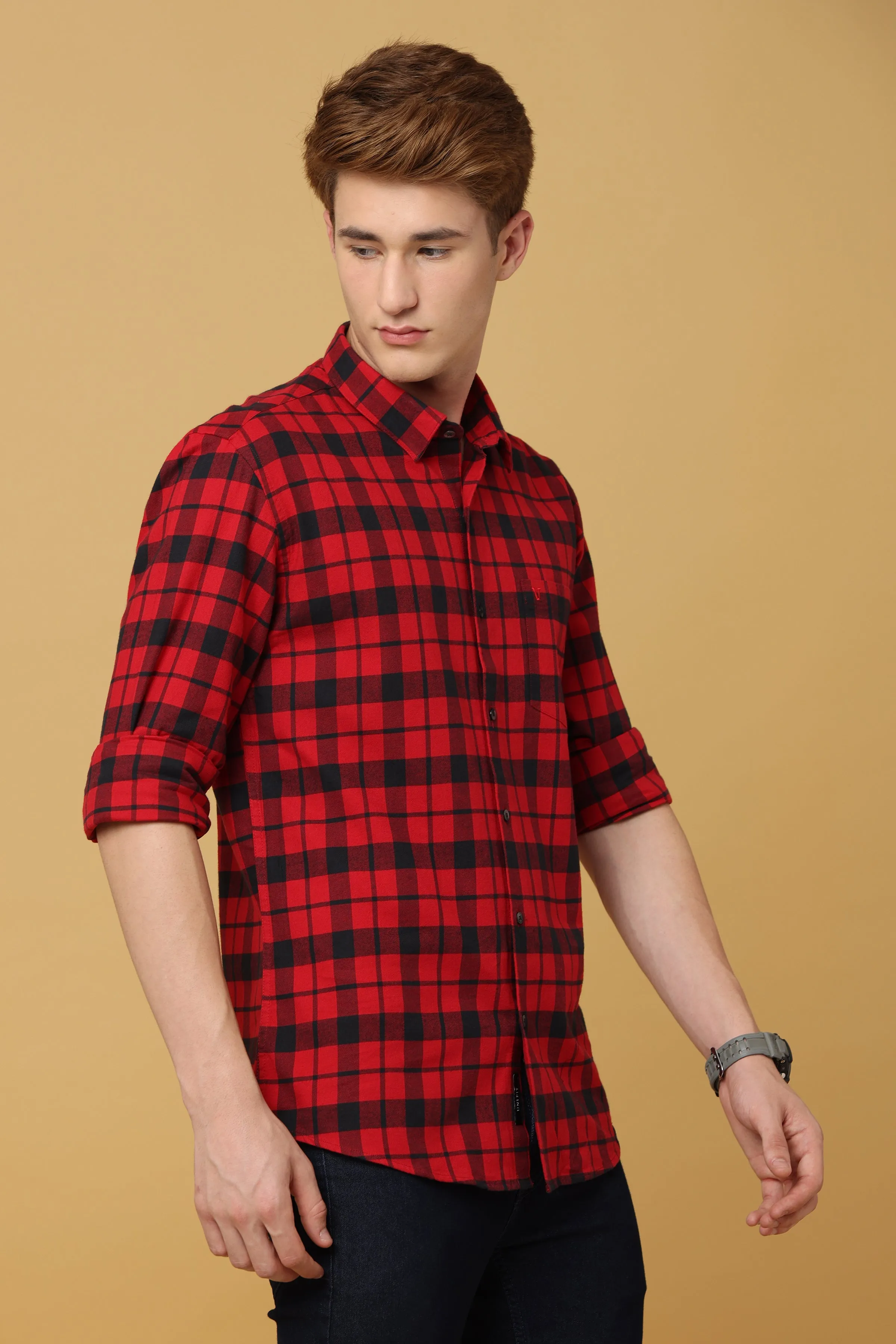 Red & Black Checkered Shirt