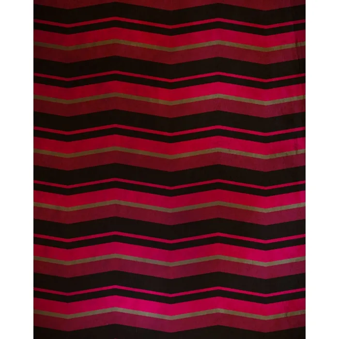 Red & Pink Chevron Printed Backdrop