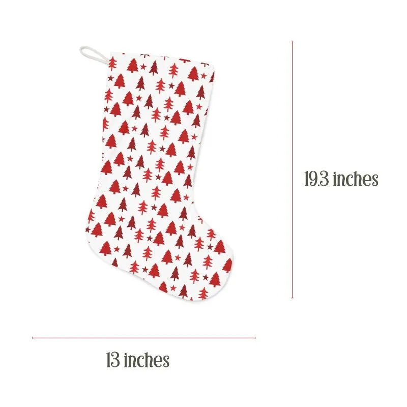 Red & White Santa Stockings