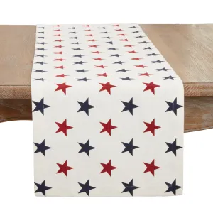 Red and Blue Stars Runner