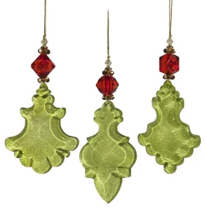 Red and Green Gem Ornament