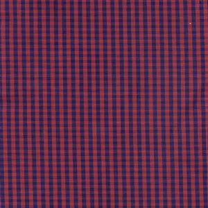 Red and Navy Check Classic Custom Shirt 100c 60*60 Saq014a