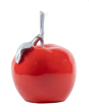 Red Apple Sculpture Kitchen Decor